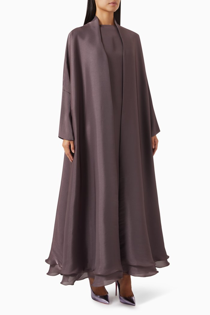 

3-piece Abaya Set, Purple