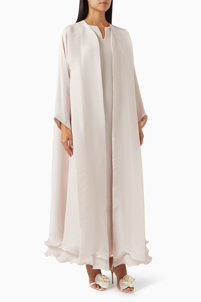 

3-piece Abaya Set, Pink