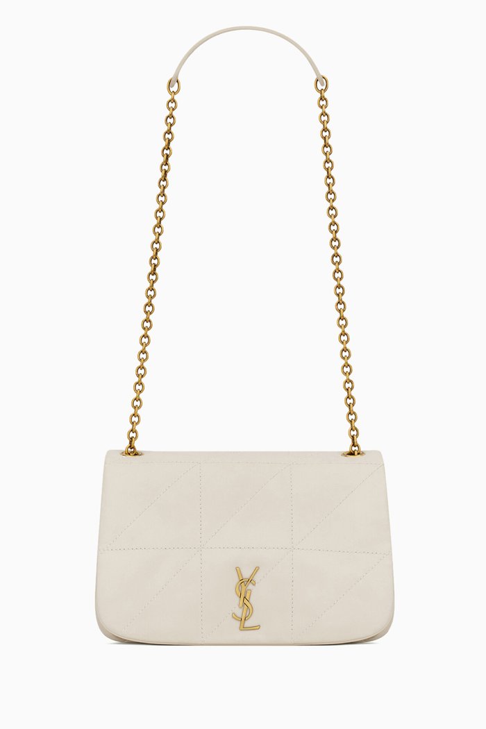 

Mini Jamie 4.3 Shoulder Bag in Lambskin, White