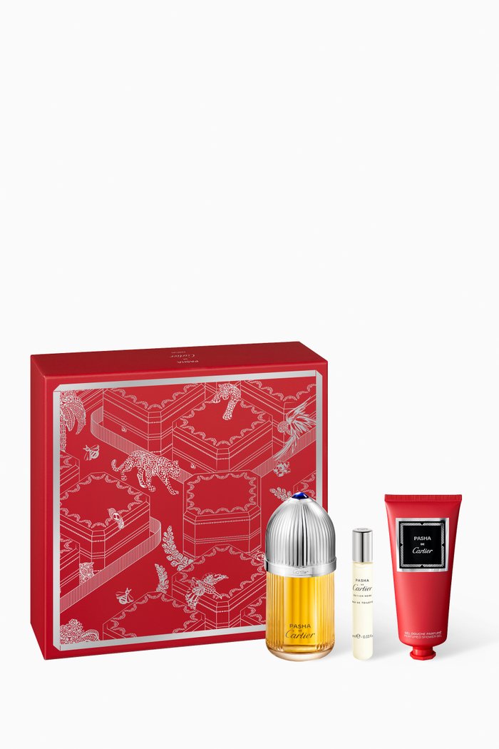 

Pasha de Cartier Eau de Parfum Gift Set, Colourless