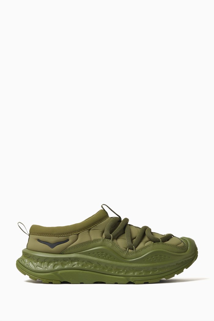 

Ora Primo Mules in Insulated Puff, Green