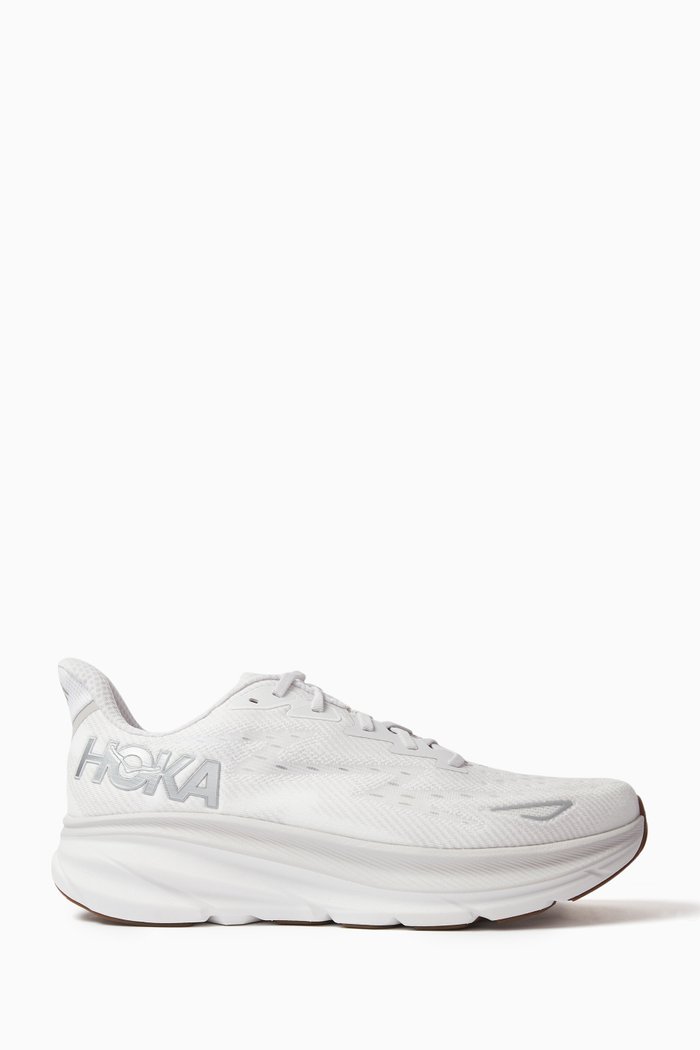 

Clifton 9 Sneakers in Mesh, White