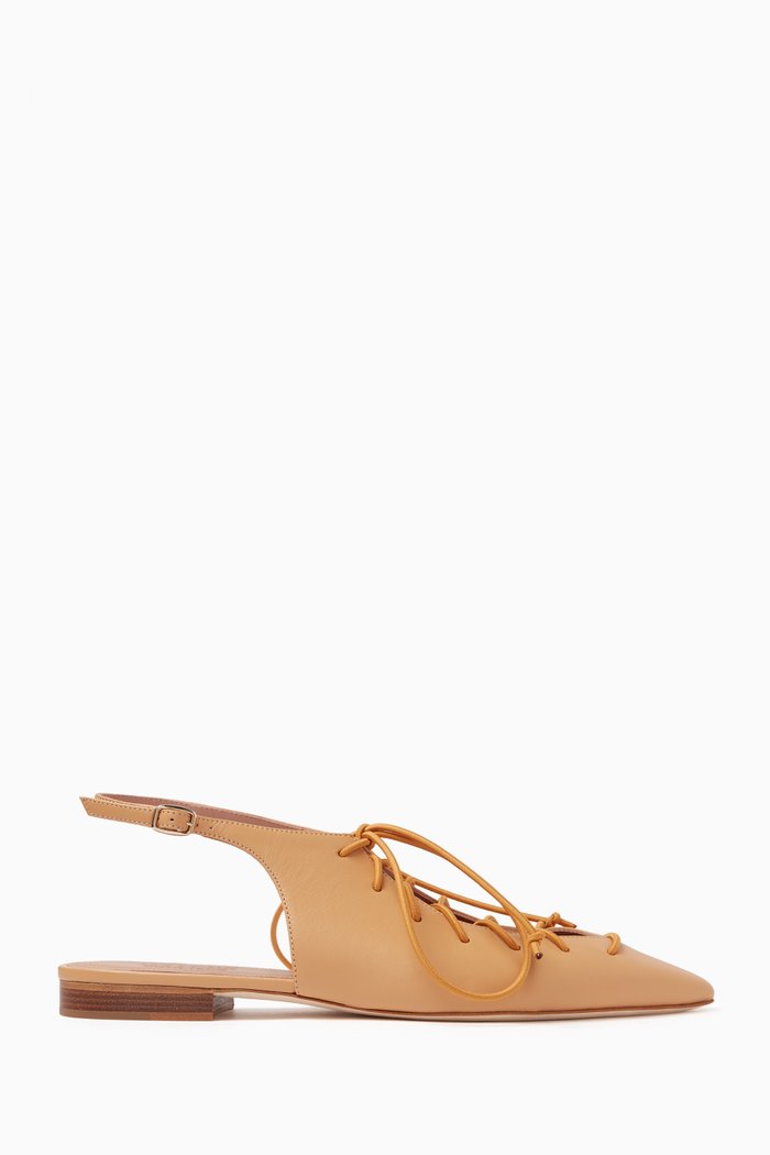 

Alia 10 Slippers in Nappa Leather, Neutral