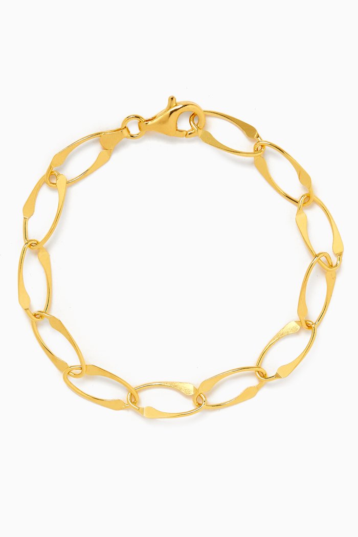 

Ola Chain Bracelet in 18kt Gold-plated Sterling Silver