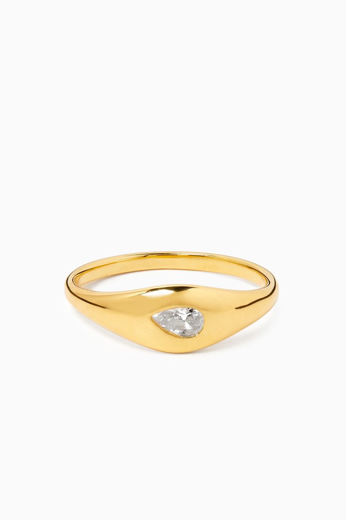 

Leo Ring in 18kt Gold-plated Sterling Silver