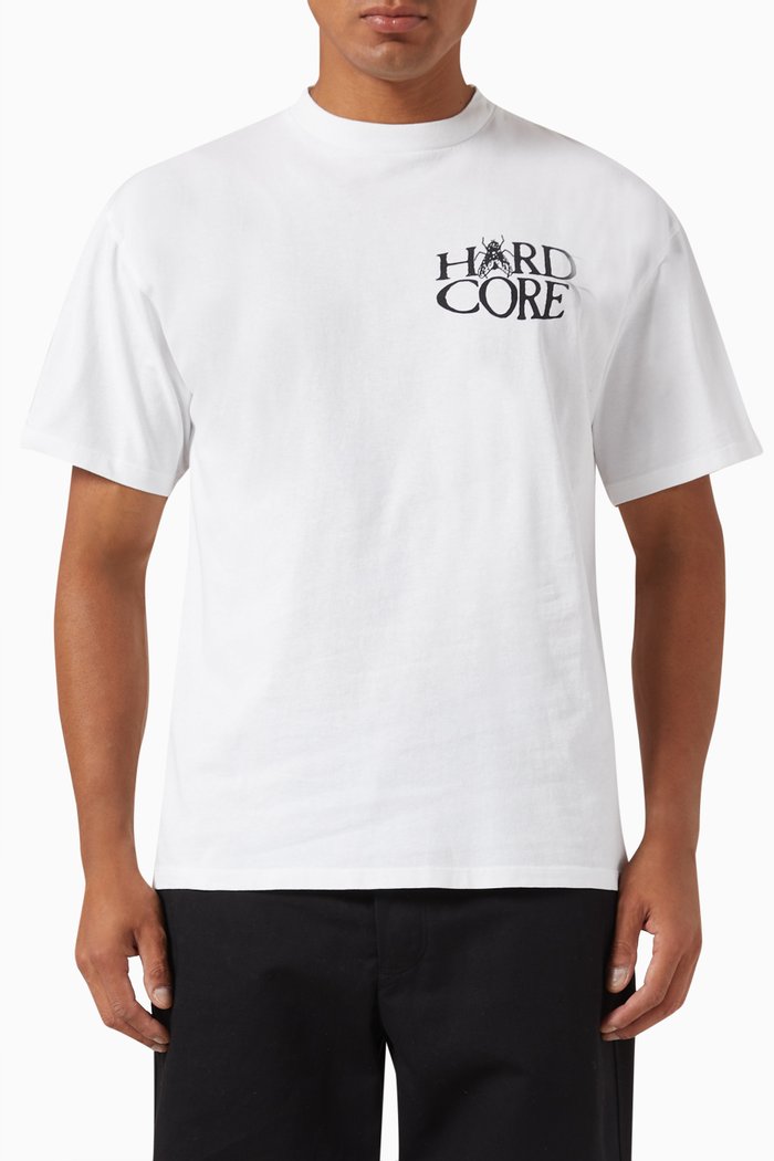 

Cave They T-shirt in Cotton, White