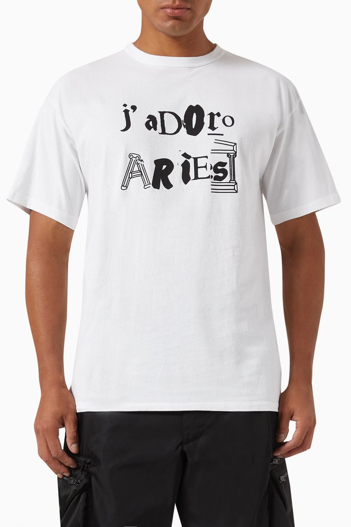 J'Adoro Ransom T-shirt in Cotton, White