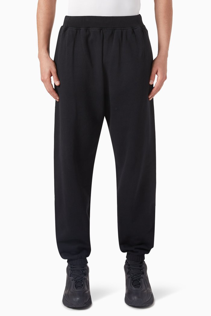 

Premium Temple Sweatpants in Cotton-fleece, Black