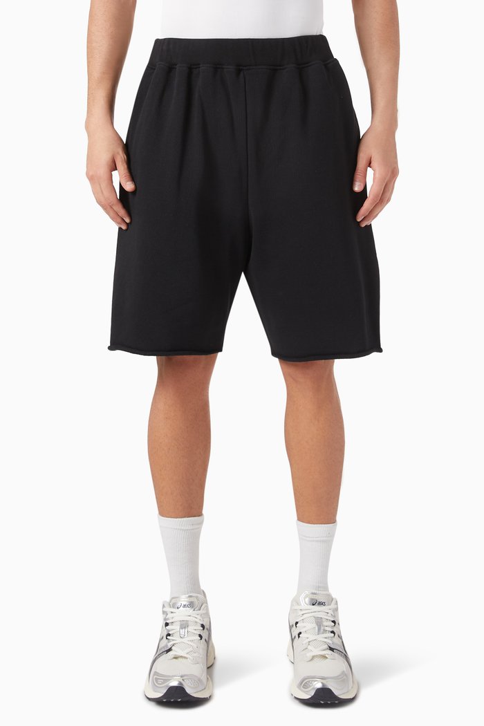 

Premium Temple Sweatshorts in Cotton-fleece, Black