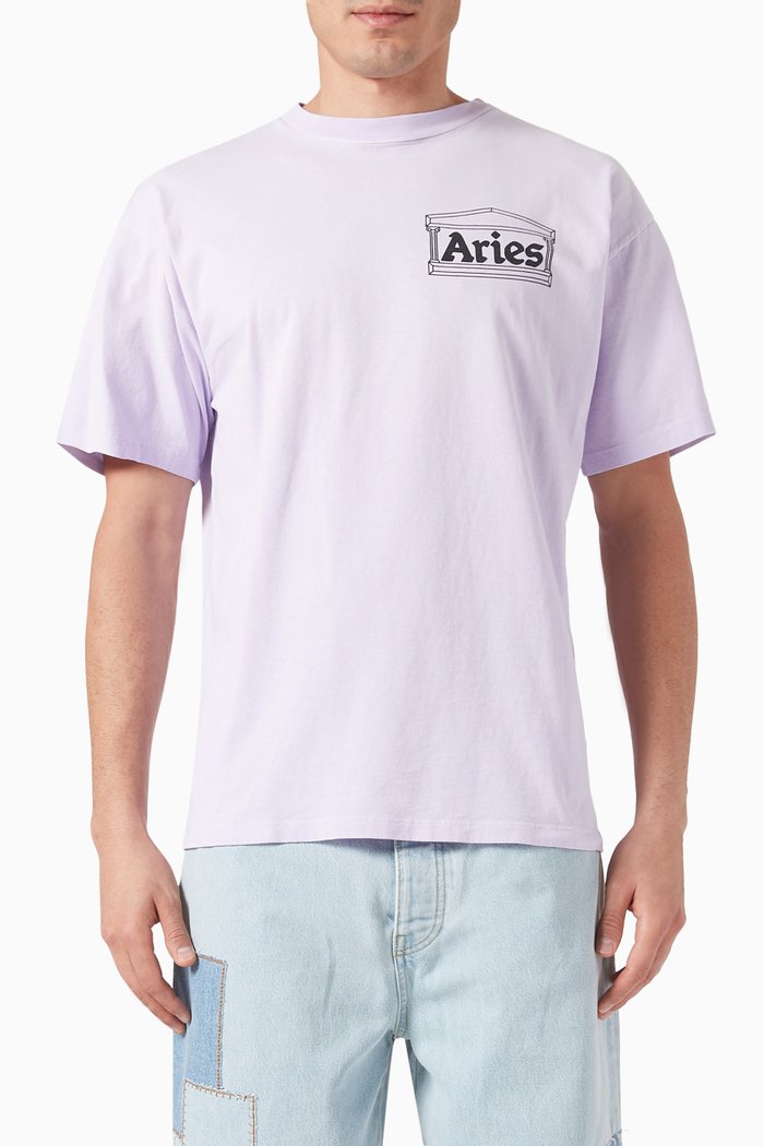 

Sunbleached Temple T-shirt in Cotton-jersey, Purple