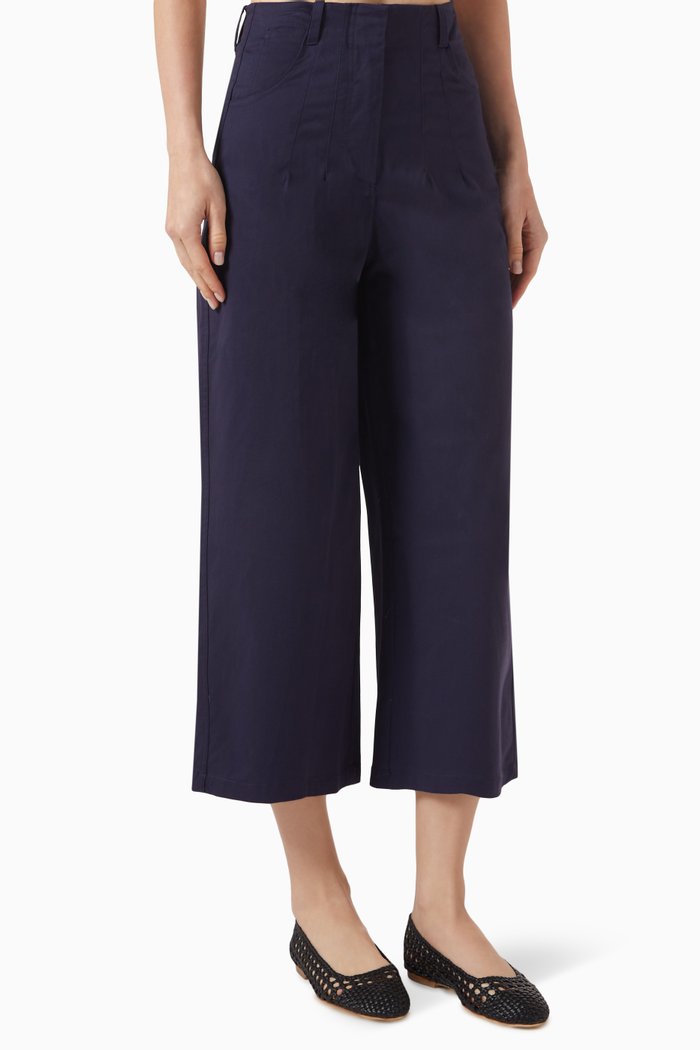 

Luca Chino Pants in Cotton-poplin, Blue