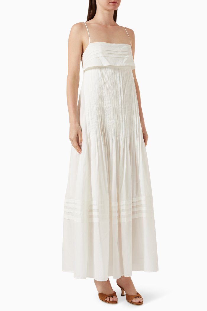 

Kristina Maxi Dress in Cotton, Neutral