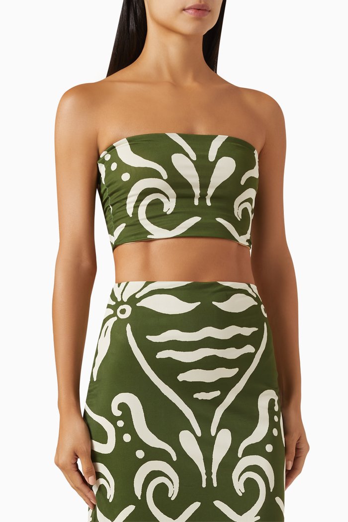 

Rumi Crop Top, Green