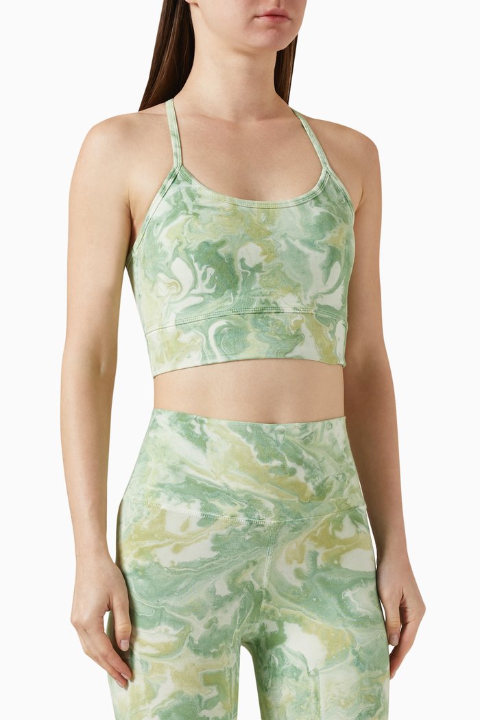 

Mia Sports Bra in Cotton, Green