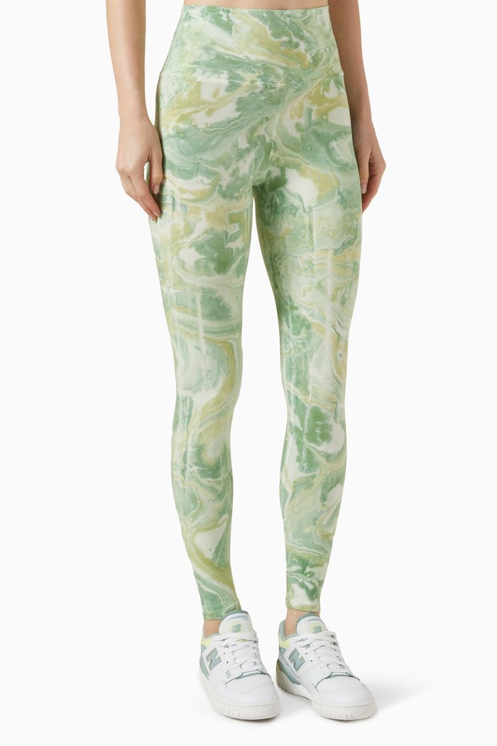 

Sunset Leggings in Cotton, Green