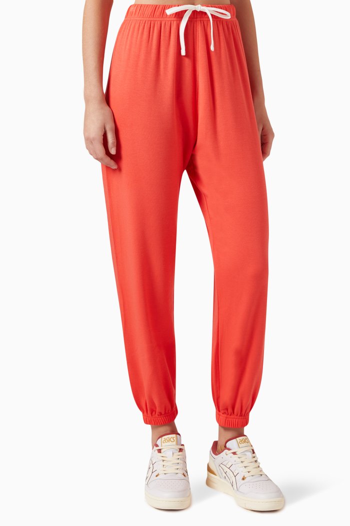 

Andie Oversized Sweatpants in Fleece, Neutral