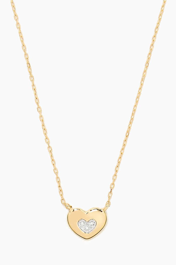 

Ara Bambi Diamond Heart Necklace in 18kt Gold, Yellow
