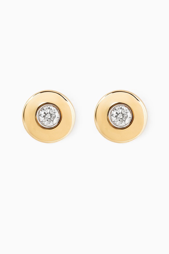 

Ara Bambi Diamond Disc Earrings in 18kt Gold, Yellow
