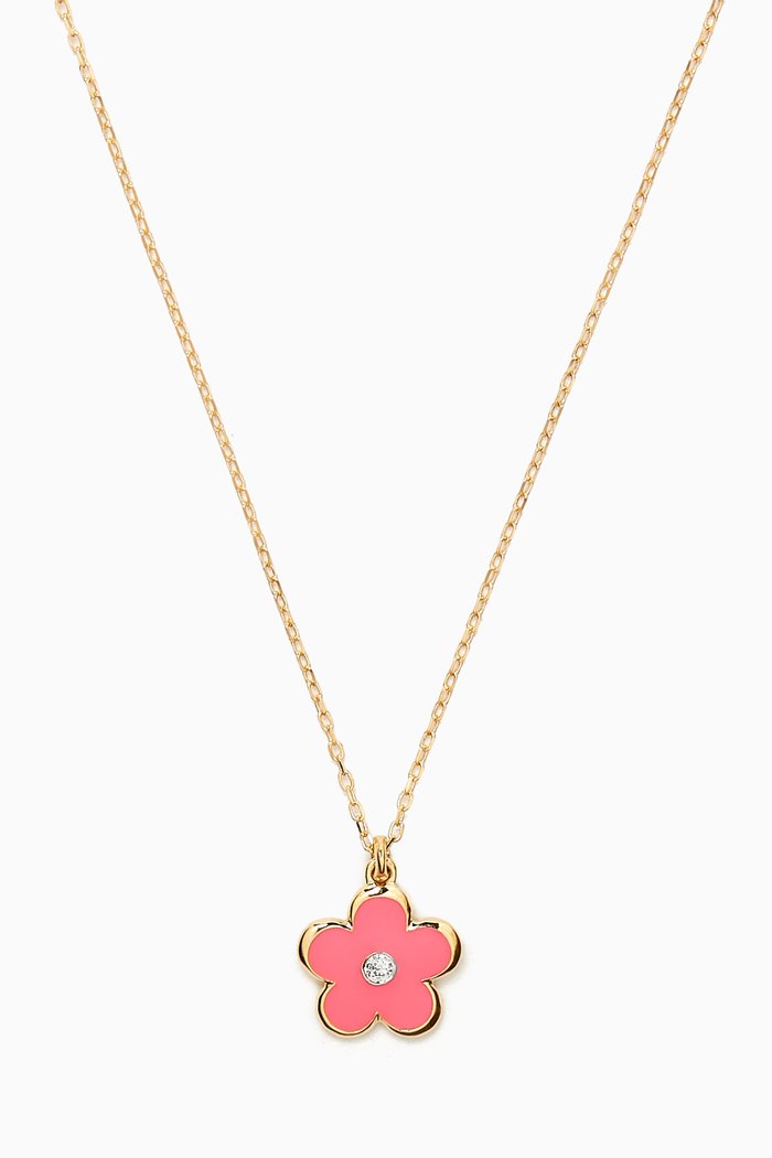 

Ara Bambi Diamond Flower Necklace in 18kt Gold, Yellow