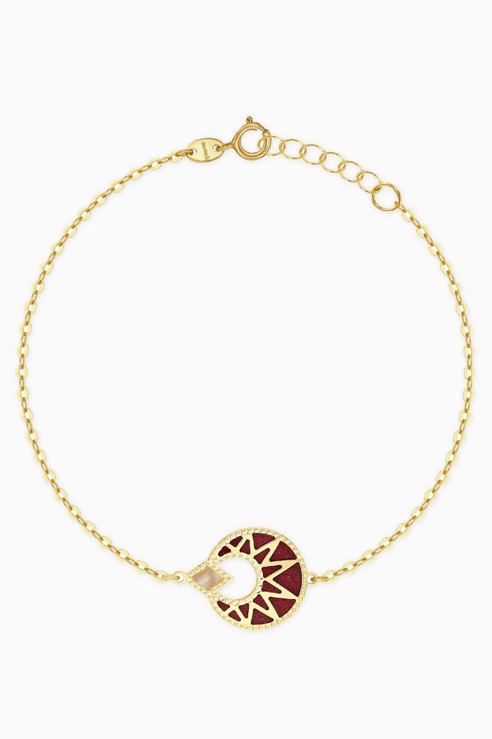 

Amelia Maasai Reversible Bracelet in 18kt Gold, Yellow