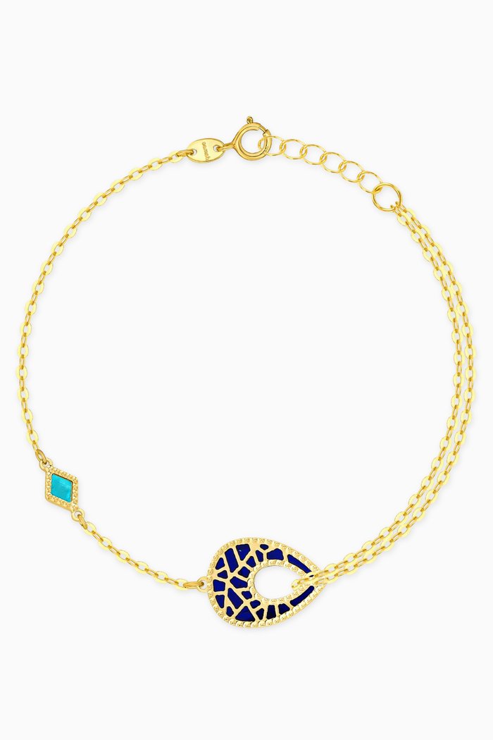 

Amelia Maasai Reversible Bracelet in 18kt Gold, Yellow