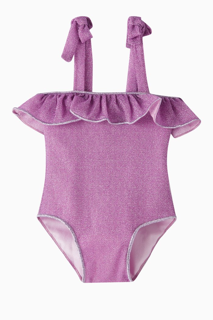 

Osemini Lumiere Maillot in Glitter Nylon, Purple