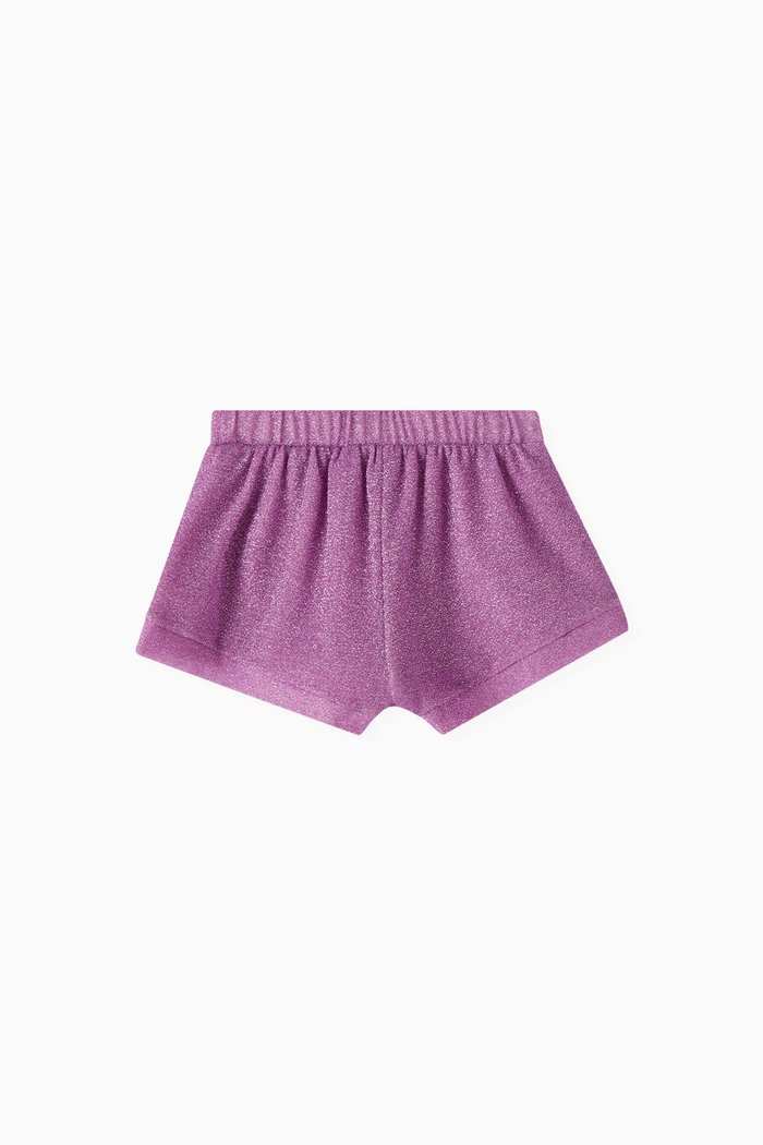 

Osemini Lumière Shorts in Glitter Nylon, Purple