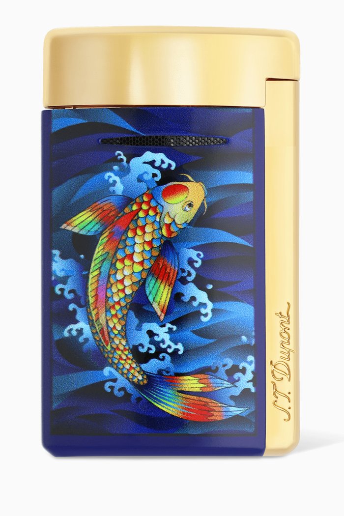 

Koi Fish Minijet Lighter in Metal, Blue