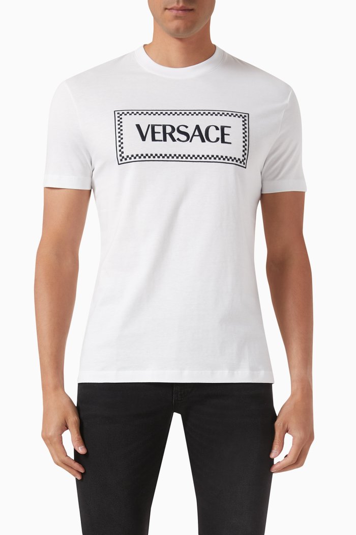 

Logo T-shirt in Cotton Jersey, White
