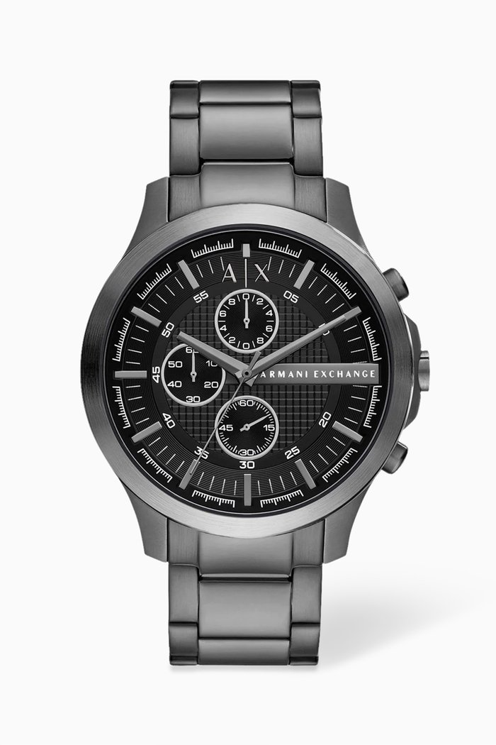 

Hampton Quartz Stainless Steel Watch, 44mm, Grey