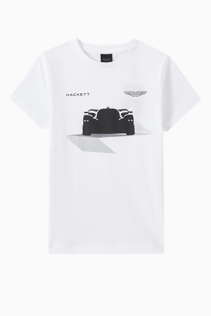 

x Aston Martin Print T-shirt in Cotton, White