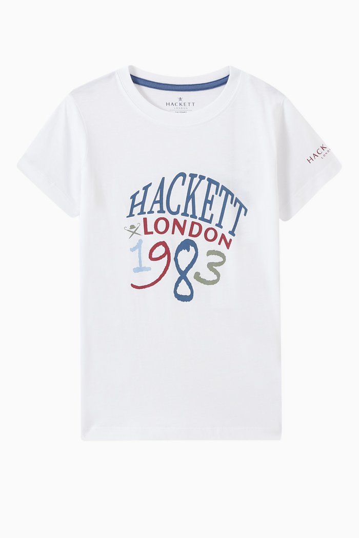 

1983 Logo Print T-shirt in Cotton, White