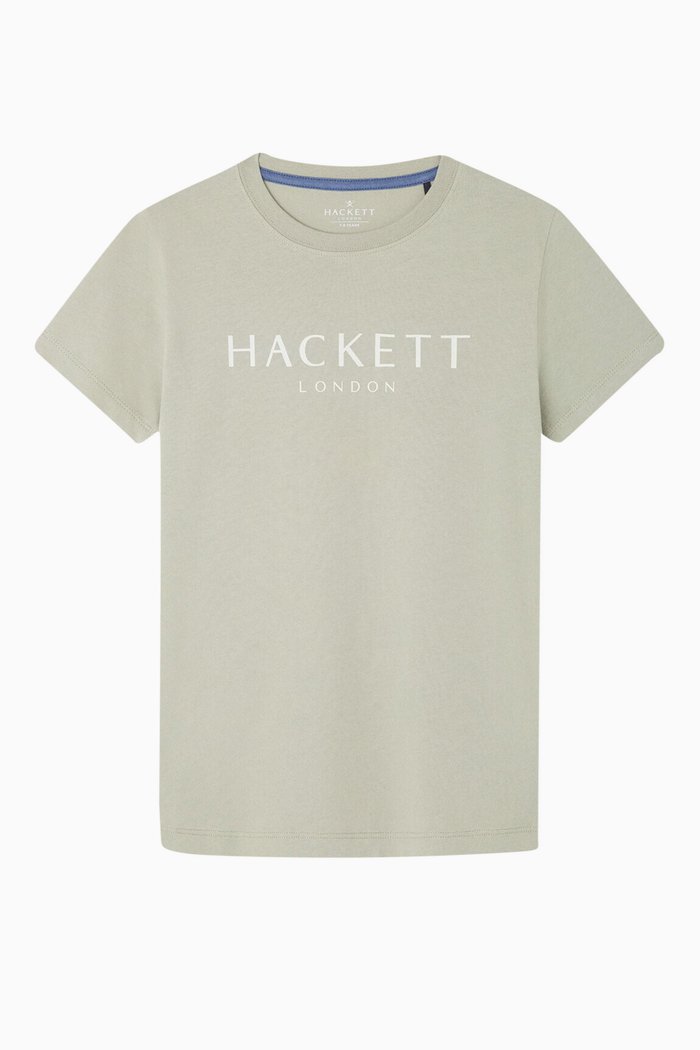 

Logo Print T-shirt in Cotton, Green