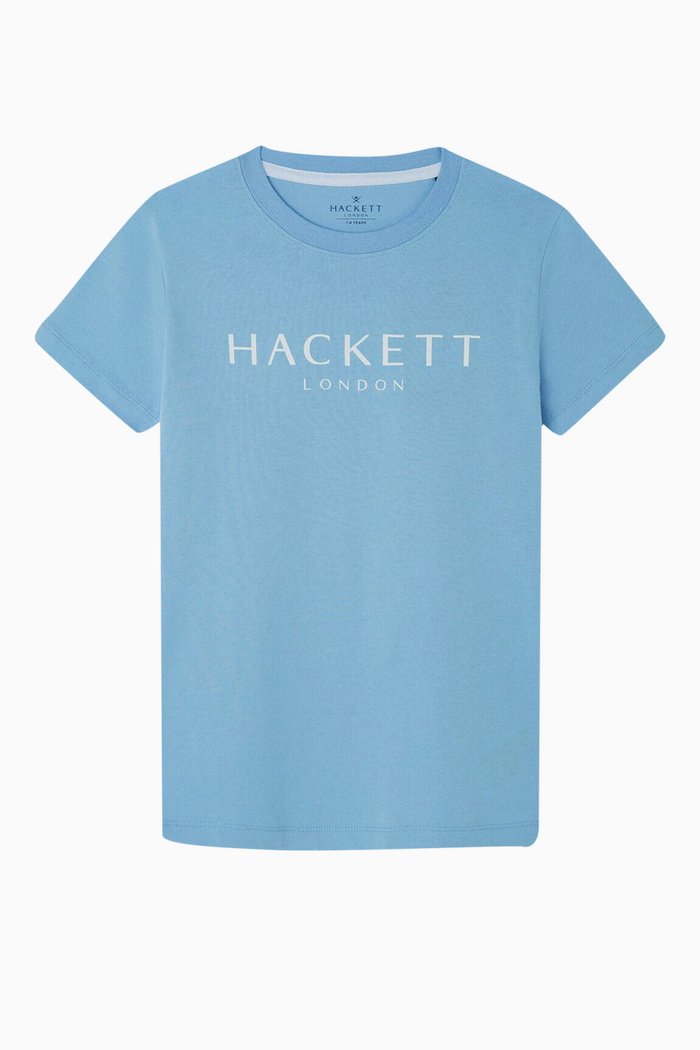 

Logo Print T-shirt in Cotton, Blue