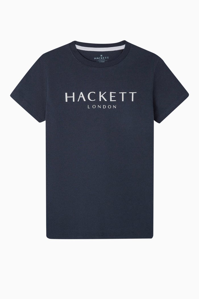 

Logo Print T-shirt in Cotton, Blue