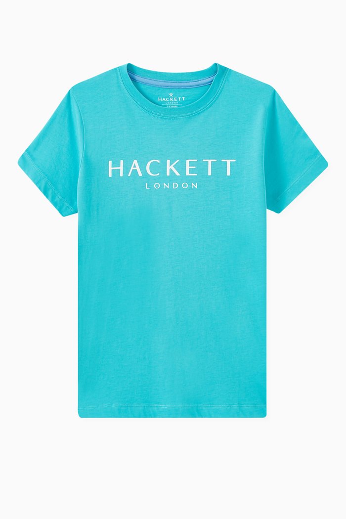 

Logo Print T-shirt in Cotton, Purple
