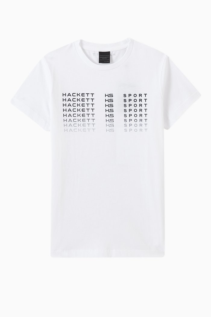 

Logo Print T-shirt in Cotton, White