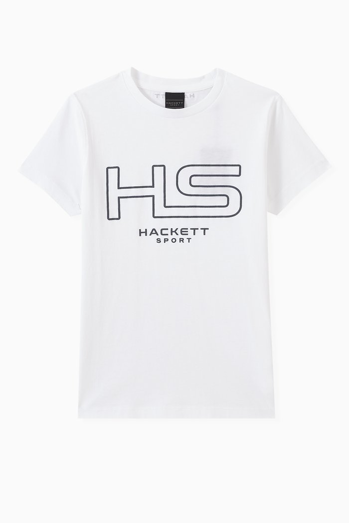 

Logo Print T-shirt in Cotton, White