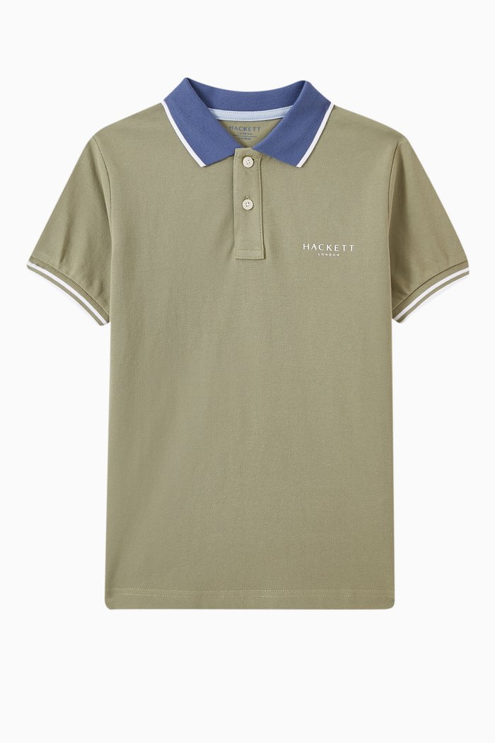 

Summer Vibes Polo Shirt in Cotton, Green