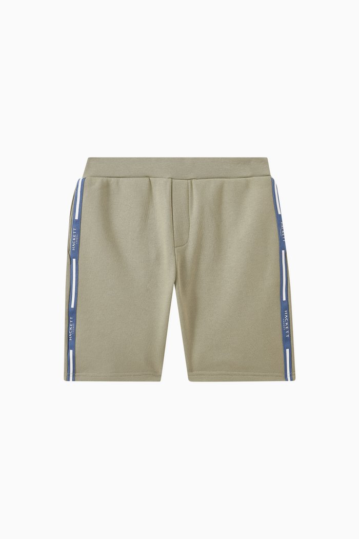 

Logo Tape Shorts in Cotton, Green