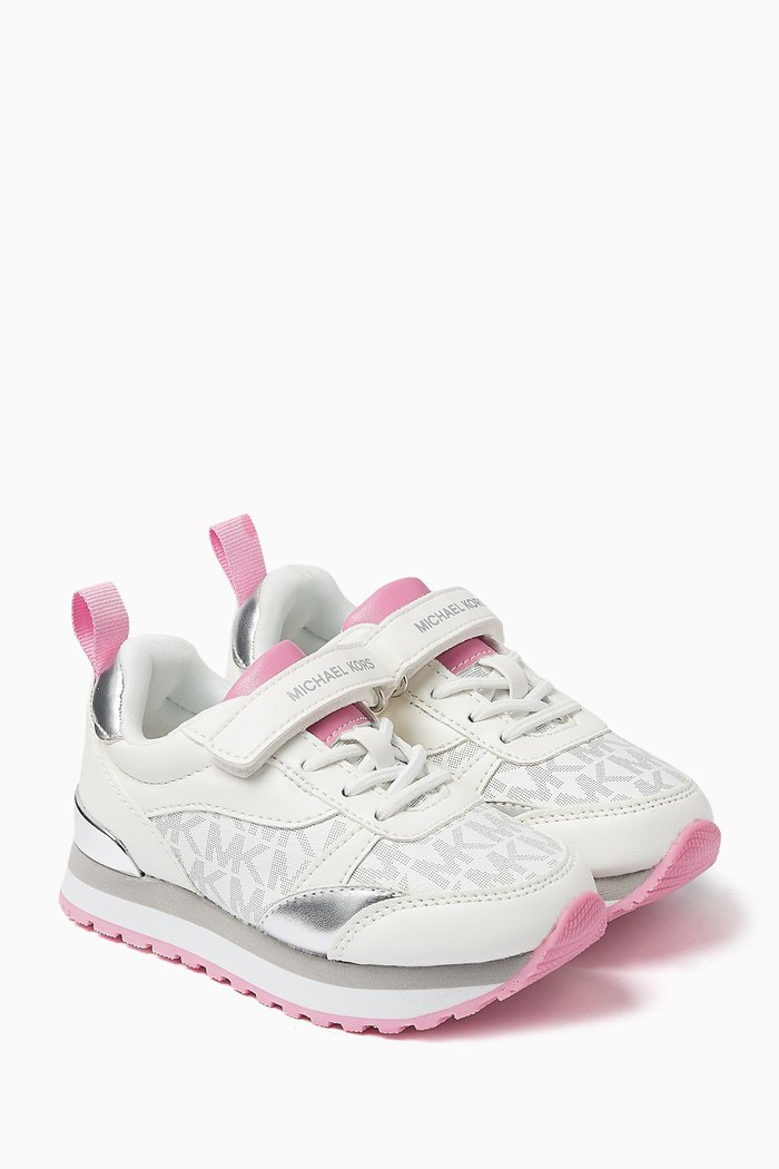 Billie Dorian Sneakers in Faux Leather, White