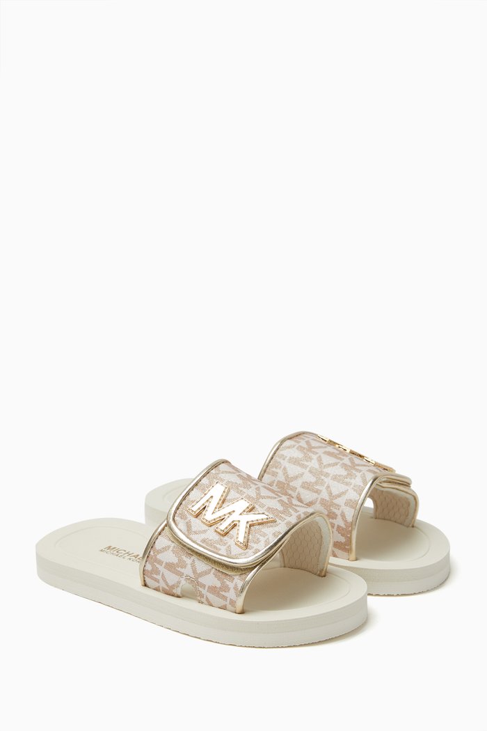 Eli Carroll Slides in Canvas, Neutral