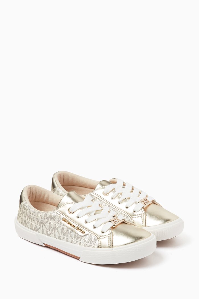 

Izetta Franky Sneakers in Faux Leather, Gold