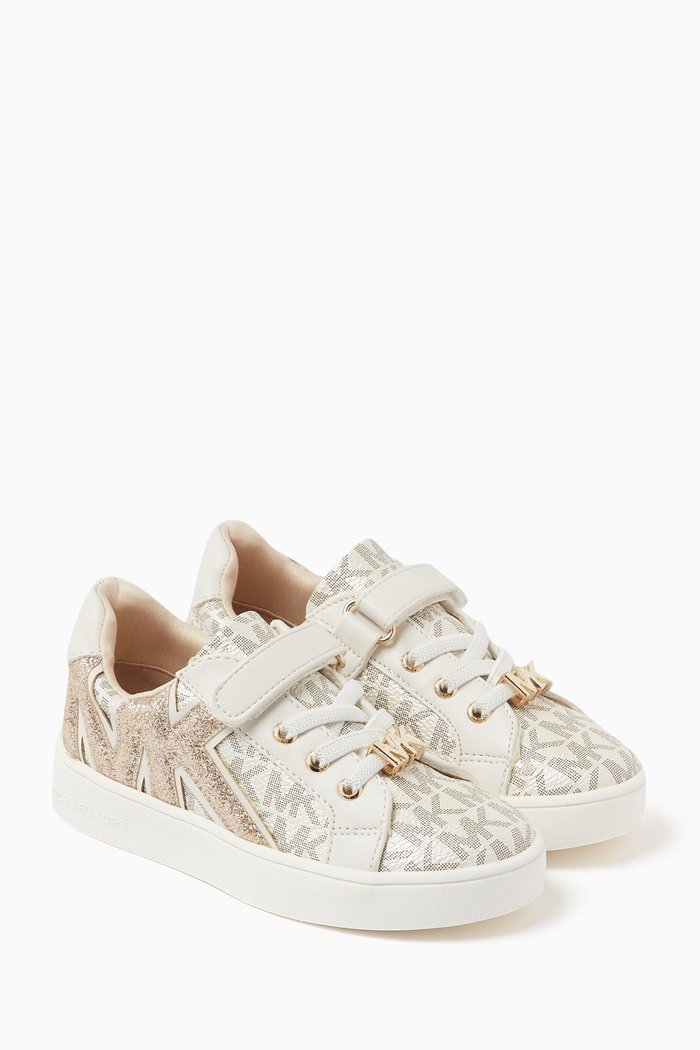 

Jem Airin Sneakers in Faux Leather, Gold