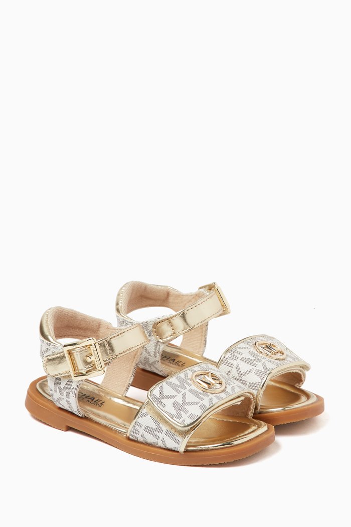 

Kieran Sandals in Faux Leather, Neutral