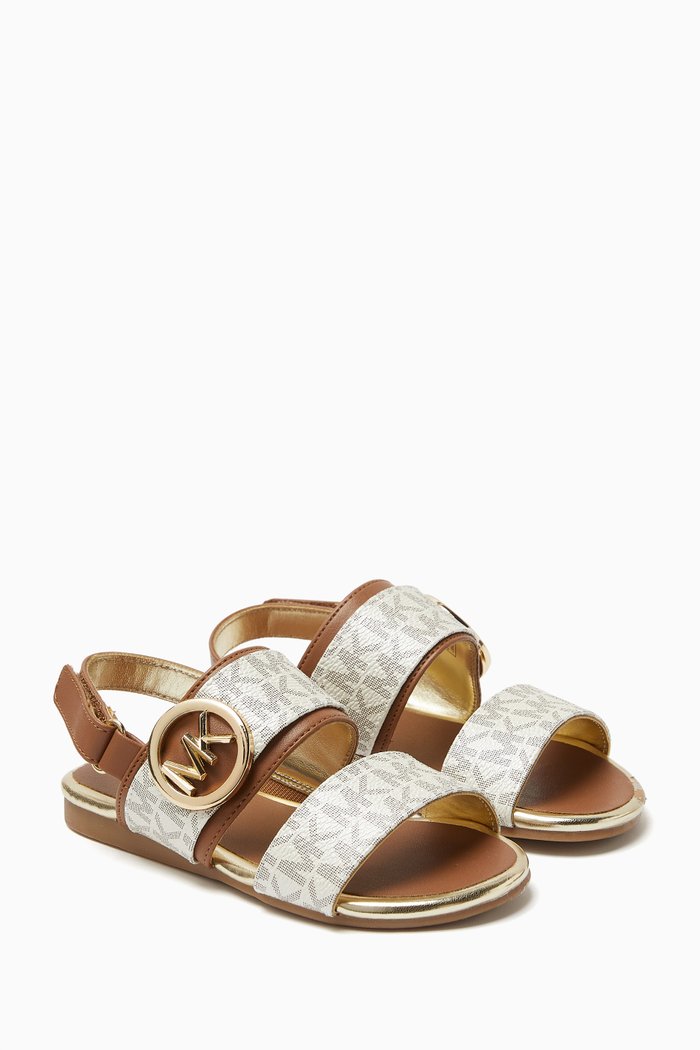 

Sydney Kenzie Sandals in Canvas, Gold