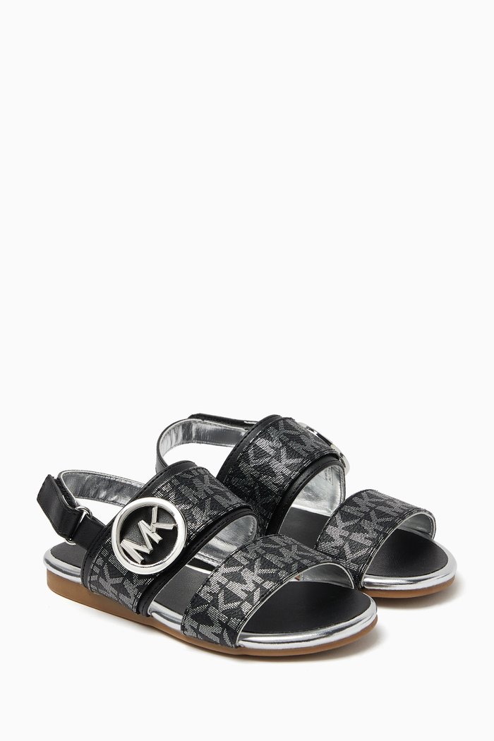 

Sydney Kenzie Sandals in Canvas, Black