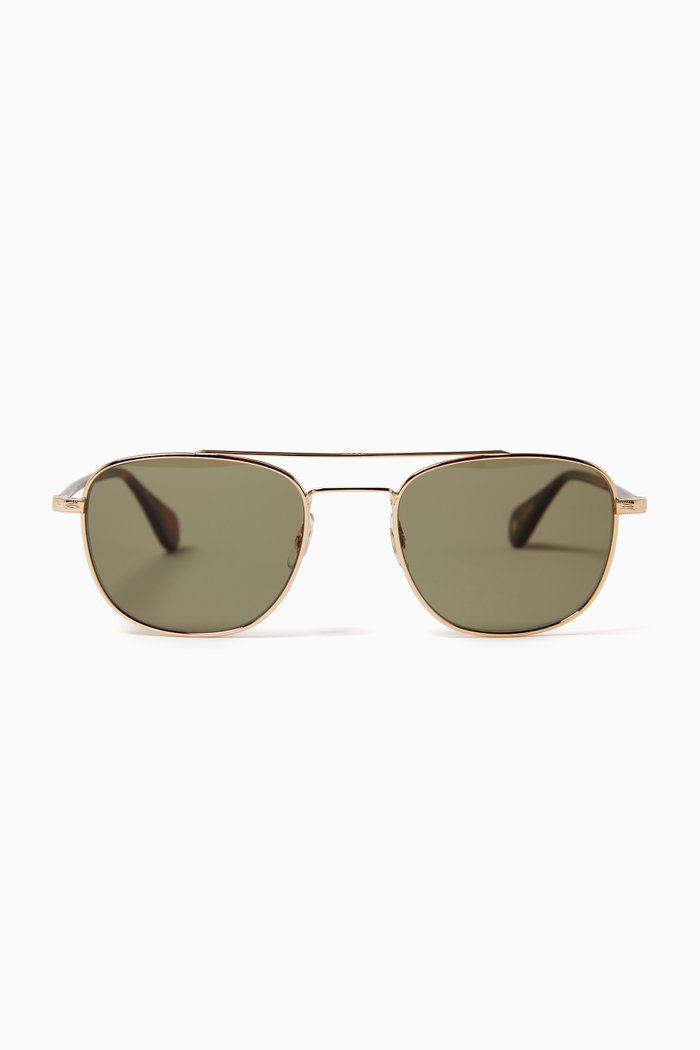 

Clubhouse II Sunglasses in Metal, Gold