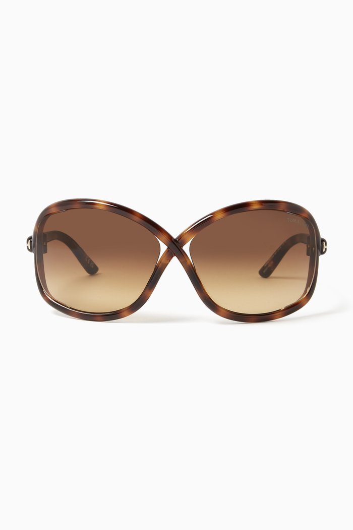 

Bettina Sunglasses in Injected Plastic, Brown
