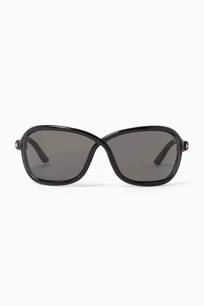 

Bettina Sunglasses in Injected Plastic, Black